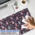 thumbnail image 4 of Long Mouse Pads for Desk,Cartoon Unicorn Star Heart Pattern Desk Mats on Top Of Desks, Desk Mouse Pad Extra Large with 3mm Non-Slip Base and Stitched Edge for Gaming,Office,Work,Home 31.5"x15.7", 4 of 6