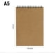 thumbnail image 2 of Cuaderno de dibujo A5, 4 cuadernos de dibujo encuadernados en espiral con tapa dura, material de dibujo, papel con páginas en blanco, adecuado para arte, acuarela, lápiz, 160 g/m², 60 páginas ER, 2 of 5