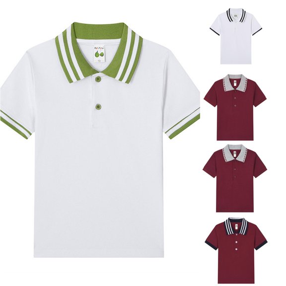 NinXxx Kids Classic Loose Short Tunic Soft Solid School T Shirt Top Green 2-3 Years