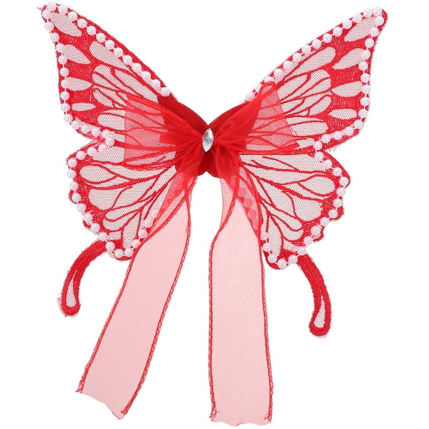 KAKOWELY Adorno de mariposa para botella de vino, accesorio de bricolaje para botella de mariposa con perla