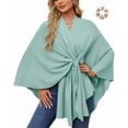 thumbnail image 1 of Poncho en Tricot pour Femmes - Élégant Chandail Châle, 1 of 8