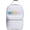 Jersey White/White Rainbow/2.0, variant on Unisex Santiago Insulated Lunch Bag, School Food Container with Mesh Pocket, Jersey White/White Rainbow