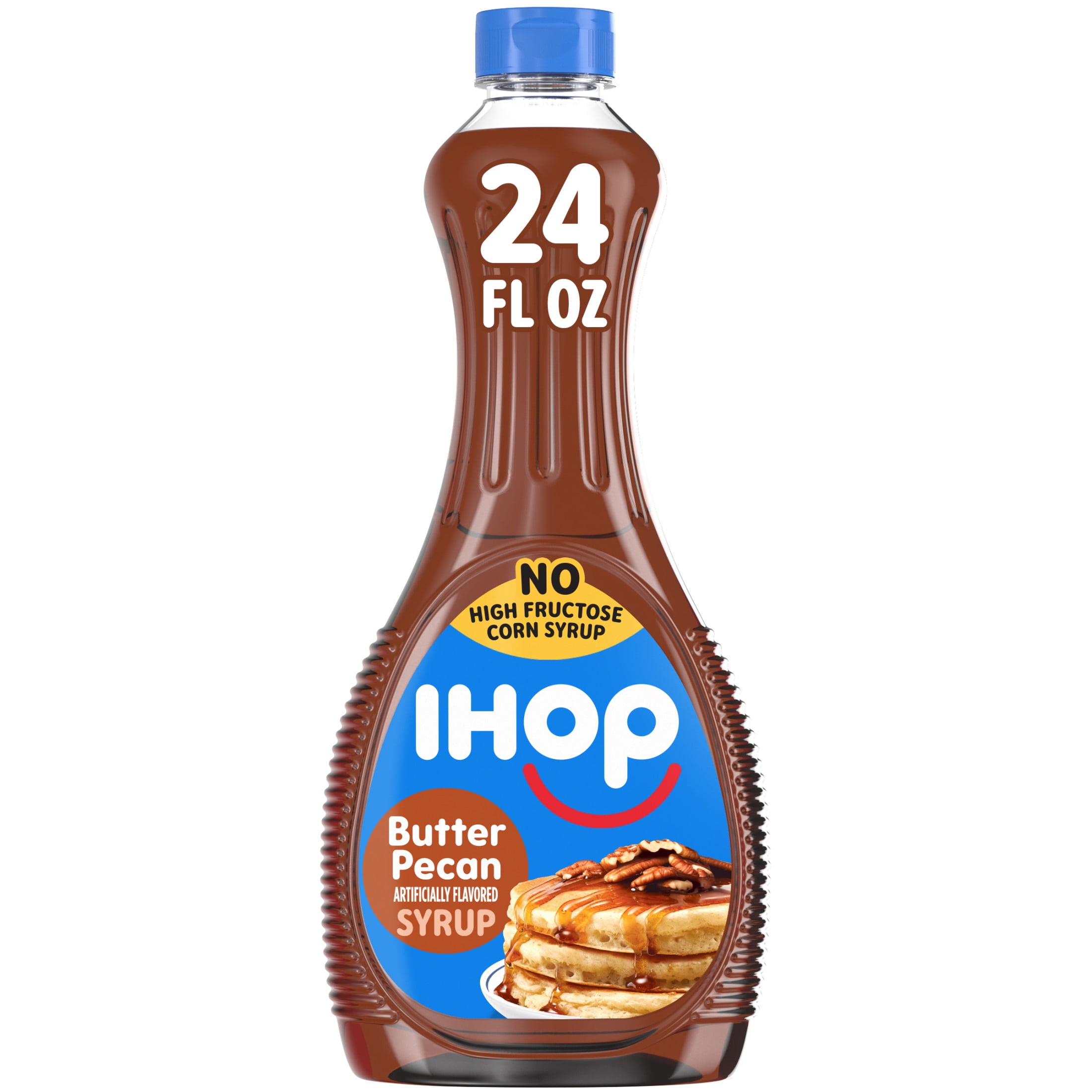 (2 pack) IHOP Butter Pecan Artificially Flavored Syrup, 24 fl oz Bottle