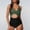 Army Green, variant on One Piece Swimsuit for Women Cutout High Waisted Wrap Tie Back Swimsuits Bikini With Neck Dew Belly V-neck Sleeveless Swimwear