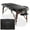 Black, variant on Saloniture Professional Portable Lightweight Bi-Fold Memory Foam Massage Table with Reiki Panels - Includes Headrest, Face Cradle, Armrests and Carrying Case - Burgundy