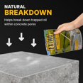 thumbnail image 4 of Outdoor cleaning anhydrous concrete cleaner, for oil stain removal on driveways, garage floors, basements, and sidewalk surfaces, natural concrete cleaner powder treatment, covers a large area, 0.75, 4 of 4