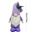 thumbnail image 3 of Lavender Standing Doll Faceless Old Man Cute Gnome Dwarf Doll Decoration Christmas Party Decoration, 3 of 5