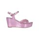 thumbnail image 3 of Sandalias casuales de plataforma con diseño de tiras cruzadas con diamantes en uniclor con correa ajustable al tobillo para mujer, 3 of 5