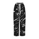 thumbnail image 5 of Puntoco Pantalón Ancho Con Cordón Y Estampado De Lunares A La Moda Para Mujer Gris M, 5 of 5
