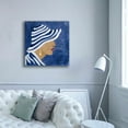 thumbnail image 5 of Epic Graffiti 'Lady with Hat I' by Silvia Vassileva, Canvas Wall Art, 37"x37", 5 of 8