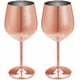 thumbnail image 1 of Juego de 2 copas de vino de cobre de acero inoxidable, copa de vino de metal, copa de vino tinto, copa de cóctel, copas de vino blanco, copas de champán de acero inoxidable, oro rosa, copas de vino, 1 of 7