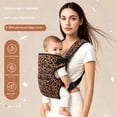 thumbnail image 4 of Baby Carrier Infant Carrier Ergonomic Baby Carrier Backpack,Breathable Front Back Carrying Wrap Seat for Newborn Toddlers up to 33 lbs, 4 of 8