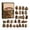 RV Camping Bigfoot Design, variant on 24‑Day Christmas Advent Calendar with Bigfoot Themed Acrylic Hanging Ornaments, Holiday Countdown Surprise Box with 24 Pcs Decorative Charms