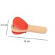 thumbnail image 3 of Castañuela de madera Clapper Orff Tablero de palmas para niños Juguete para niños (Rojo) Sywqhk libre de BPA, 3 of 3