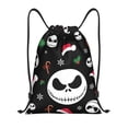 thumbnail image 1 of Goofa The Nightmare Before Christmas Print Drawstring Backpack Bag Sport Gym Sackpack Cinch Bags Drawstring Bags Draw String Sport Bag-Medium, 1 of 6