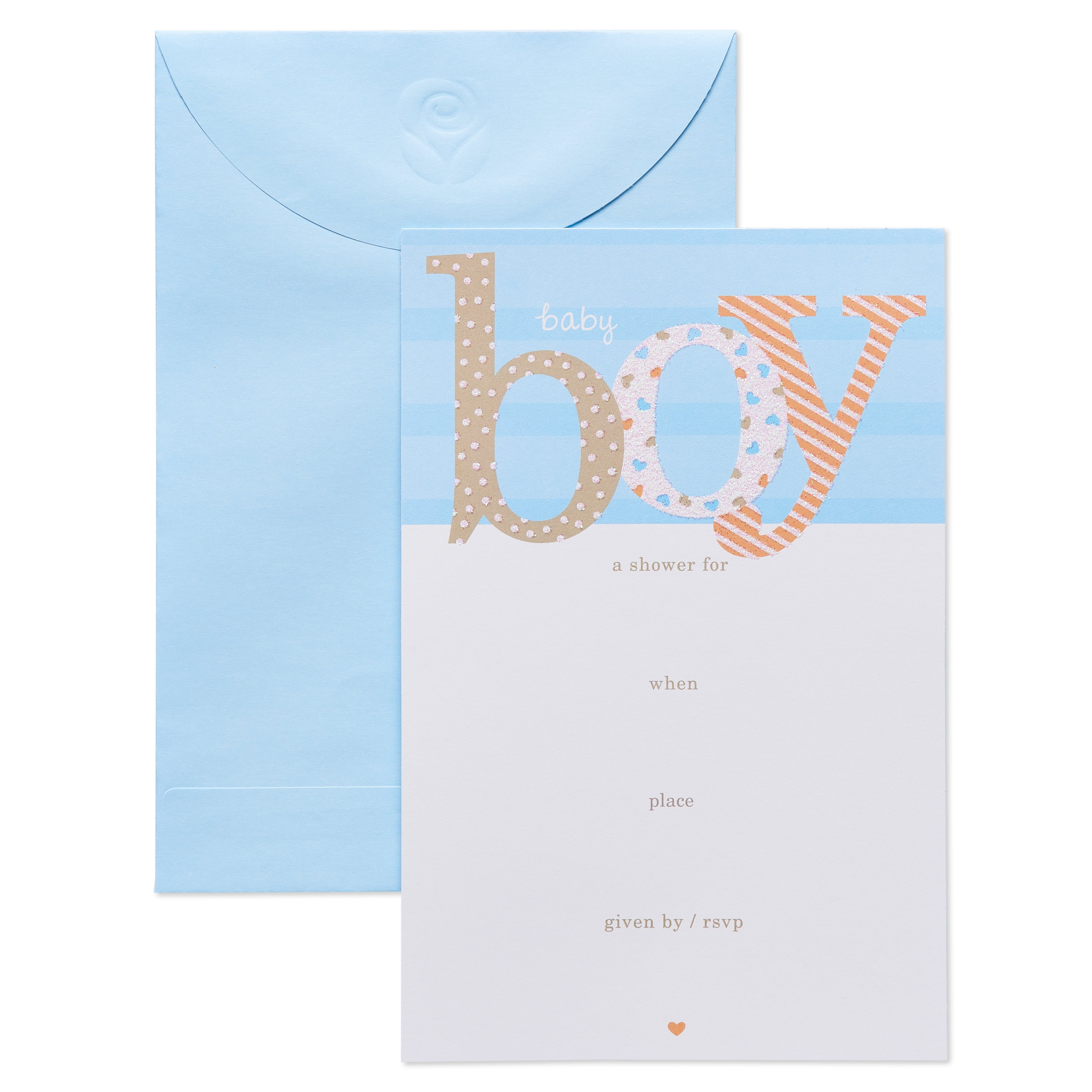 baby shower invitations boy walmart