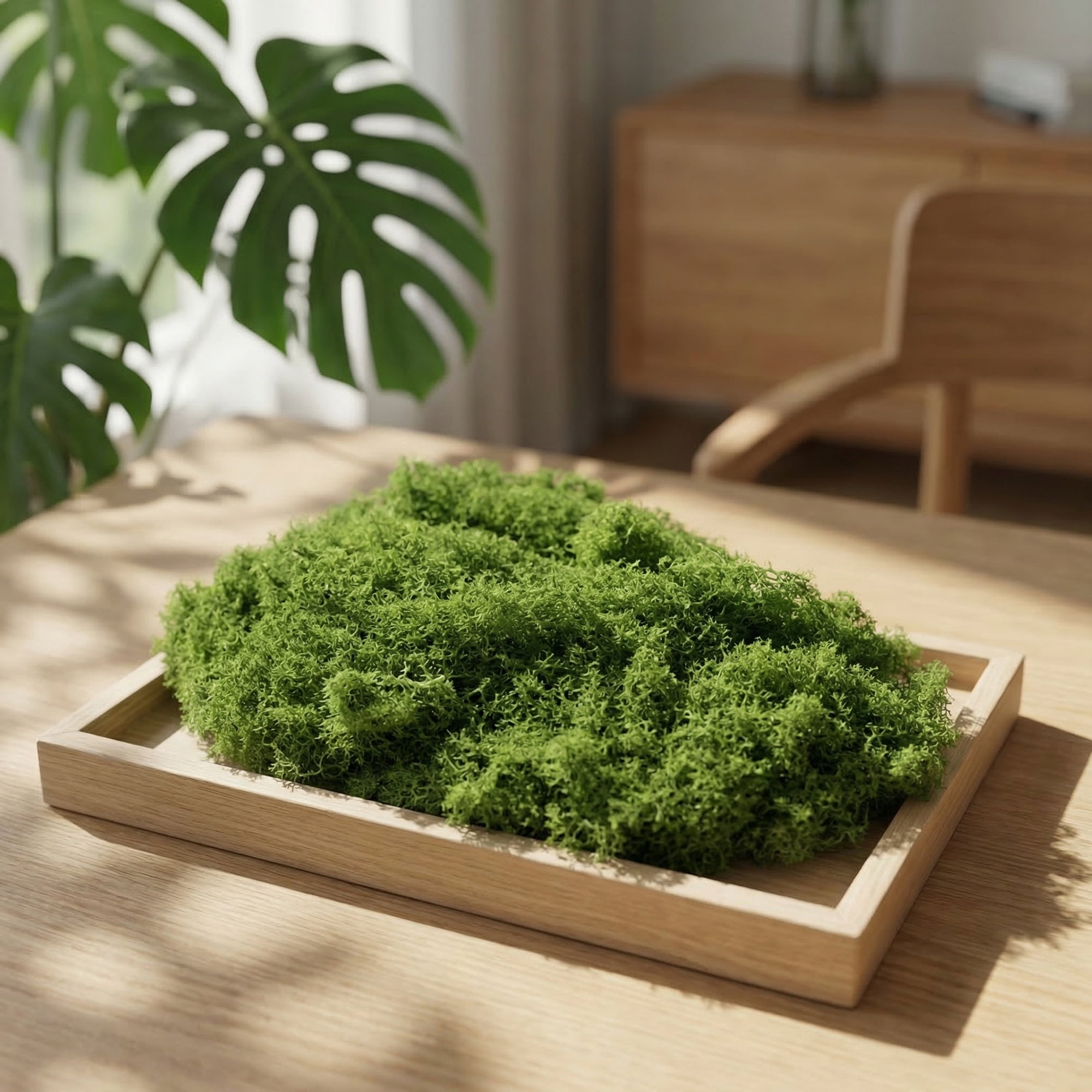 Unique Bargains Artificial Moss Fiber Realistic Grass for Garden in 100 g Grass-Green