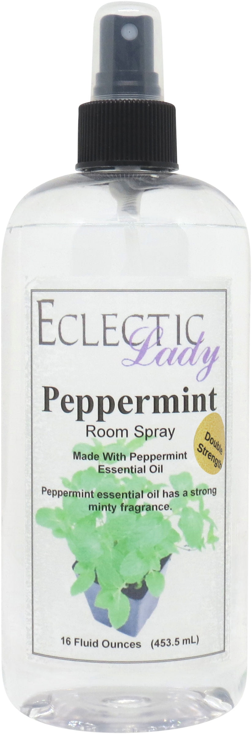 Peppermint Room Spray by Eclectic Lady (Double Strength), 16 Ounces
