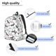 thumbnail image 3 of Easygdp Dachshund Dog Puppy Mochila de Lona Resistente para Laptop, Compatible con Laptops de 15 a 17 pulgadas, Ideal para Escuela, Trabajo y Viajes-Medium, 3 of 5