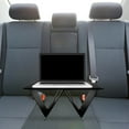 thumbnail image 1 of WRITWAA Travel Lap Desk Car Folding Table Plastic Black 1Pcs, 1 of 8