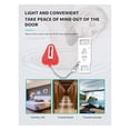 thumbnail image 4 of Portable Door Lock Double Hole Security Door Locker Safety Latch Metal Lock Home Room Hotel Anti, 4 of 5