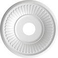 thumbnail image 5 of Ekena Millwork 16"OD x 3 1/2"ID x 1"P Berkshire Thermoformed PVC Ceiling Medallion (Fits Canopies up to 7"), Bright Coat Aluminum, 5 of 10