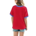 thumbnail image 6 of XMMSWDLA Playtime Outfit Tee‌ Toddler Girls Shirts Kids Short Sleeve Shirts Toddler Girls Tops Tees Tshirts Summer T-Shirt Cotton Red Lightweight Summer Tee‌, 6 of 9