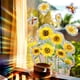 thumbnail image 1 of XWSHYW Herramientas para El Hogar Pegatinas de Girasol para Ventana Pegatinas de Luz Solar para Ventana Pegatinas Visibles de Doble Cara Sin Adhesivo, 1 of 5