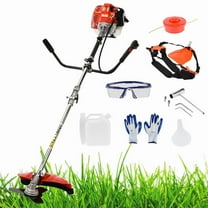 52cc Weed Wacker Gas Powe, 3 in 1 String Trimmer/Edger with Brush Cutter,Rubber Handle & Shoulder Strap Included, Gas Weed Wacker, String Trimmer/Edger with Brush Cutter for Grass Cutting Lawn