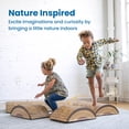 thumbnail image 4 of ECR4Kids Ensemble de Jeu d'Escalade en Rondins SoftZone, Parcours d'Obstacles Intérieur en Mousse pour Tout-Petits, 4 Pcs, 4 of 6