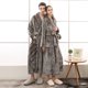 thumbnail image 3 of Camisón de franela de gran tamaño para parejas de otoño e invierno, bata de baño extendida gruesa con costuras de terciopelo Bei Bei para hombres y mujeres, bata de baño, 3 of 6