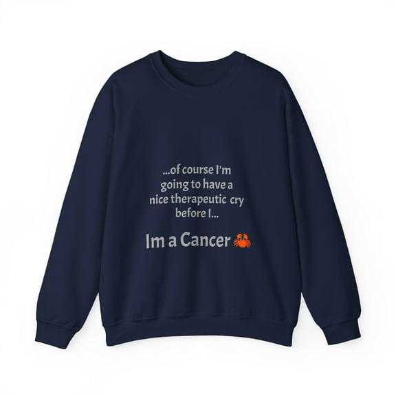 Funny Cancer Zodiac Unisex Heavy Blend™ Crewneck Sweatshirt
