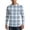 Gray#0528N&10, variant on Long Sleeve T Shirt Men UPF 50+ Sun Protection Plaid Rash Guards for Men Cooling Breathable Summer Outdoor Beach Fishing Hiking Men's Sun Shirt Black S