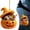 Squirrel, variant on KUMHONW Halloween Ornament (Squirrel on Jack-o'-Lantern), 1 Count