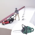 thumbnail image 5 of MERIGLARE Mini Chainsaw Model Dollhouse Furniture Simulation Landscaping Tool Miniature Grass Cutter Toy DIY Accessories pretend play Photo Props creative realistic suitable for chainsaw green, 5 of 7