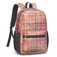 thumbnail image 2 of 17 Inch Lightweight Backpack,PVC Waterproof Oxford Fabric, Ergonomically Designed, with Large Capacity, Denim Cowboy Jean Style, 2 of 5