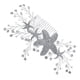 thumbnail image 1 of Oral Cleaning Pearl Star Hair Side Comb for Silver Bridal Accessory, 1 of 5