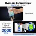 thumbnail image 2 of Botella de Agua con Hidrógeno OEOP 14oz SPE PEM Portátil, 2 of 9