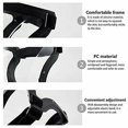 thumbnail image 4 of Anti-Fog Full Face Shield, Transparent Black Safety Mask for Dust Protection, Compatible with Various Brands, 4 of 5