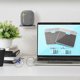 thumbnail image 5 of 2pack Wall Shelf Speaker Stand, Acrylic Wall Mount Display Shelf For Bluetooth Speaker, Webcam, Cel, 5 of 5