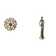thumbnail image 1 of Escultura Rústica De Hierro Para Pared Con Figura De Dama Tribal Africana, Estatua Decorativa Vintage Para Oficina, Sala De Estar, Decoración De Chimenea, 1 of 8