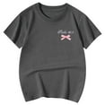thumbnail image 1 of Chemises pour Filles Col Rond Imprimé T-Shirt à Manches Courtes pour Filles Chemises d'Été pour Filles Vêtements pour Enfants Filles 10-11 Ans Mode Filles, 1 of 5
