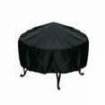 thumbnail image 2 of (71*35cm)Protective Cover For Round Fire Bowl, Waterproof, Windproof, Uv resistant, 210d Oxford Fabric Fire Pit Fire Pit Cover, 2 of 5