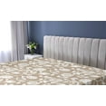 thumbnail image 5 of Ambesonne Springtime Fitted Sheet, Minimalist Boho Garden, Queen Size, Warm Taupe Off White, 5 of 5