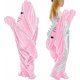 thumbnail image 1 of Adult Shark Pajamas Adult Cosplay Costume Shark One Piece Animal Pajamas Cosplay Animal Shark Costume Shark Sleeping Bag Halloween Gift E, 1 of 1