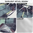 thumbnail image 2 of FORMRS Boys Swim Trunks Quick Dry Mesh Liner Boardshorts Sizes XS-XL, Cube Stripes, 2 of 7