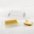 thumbnail image 2 of Trudeau Linea Covered Glass Butter Dish, 2 of 3