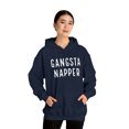 thumbnail image 3 of Gangsta Napper Funny Lazy Adult Unisex Pullover Sweatshirt Hoodie Sayings, 3 of 5