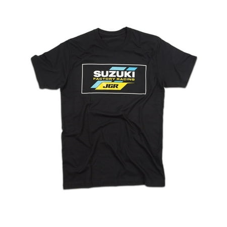 Suzuki Team JGR Motocross MX T Shirt Black 990A0-16273-2XL