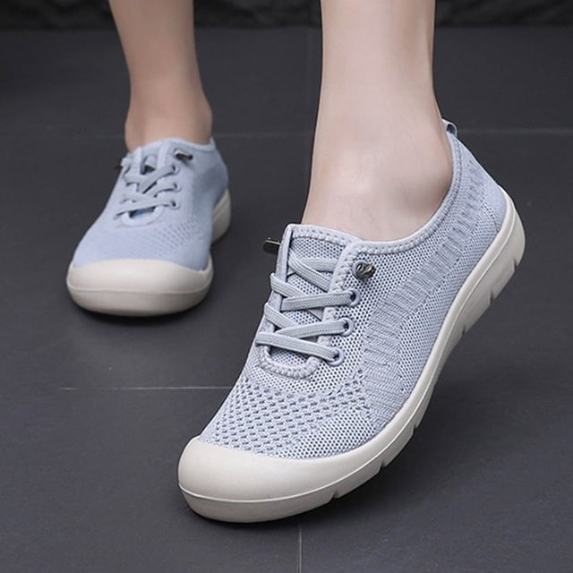 LSLJS Chaussures Plates pour Femmes à Bout Rond Polyvalentes à Semelle Souple de Couleur Unie, Espadrilles Mode pour Femmes, Cadeau pour Femmes